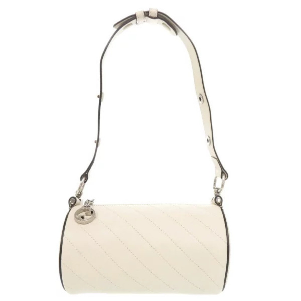 Gucci Blondie Leather White Hobo Bag